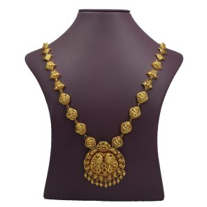 Chettinad Necklace – Traditional Pendant Design