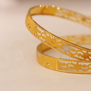 Engraved Design Bangles – Elegant Wear