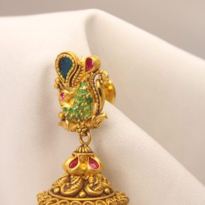 Traditional Earrings with Stone Work