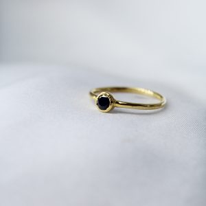 Black Stone Ring