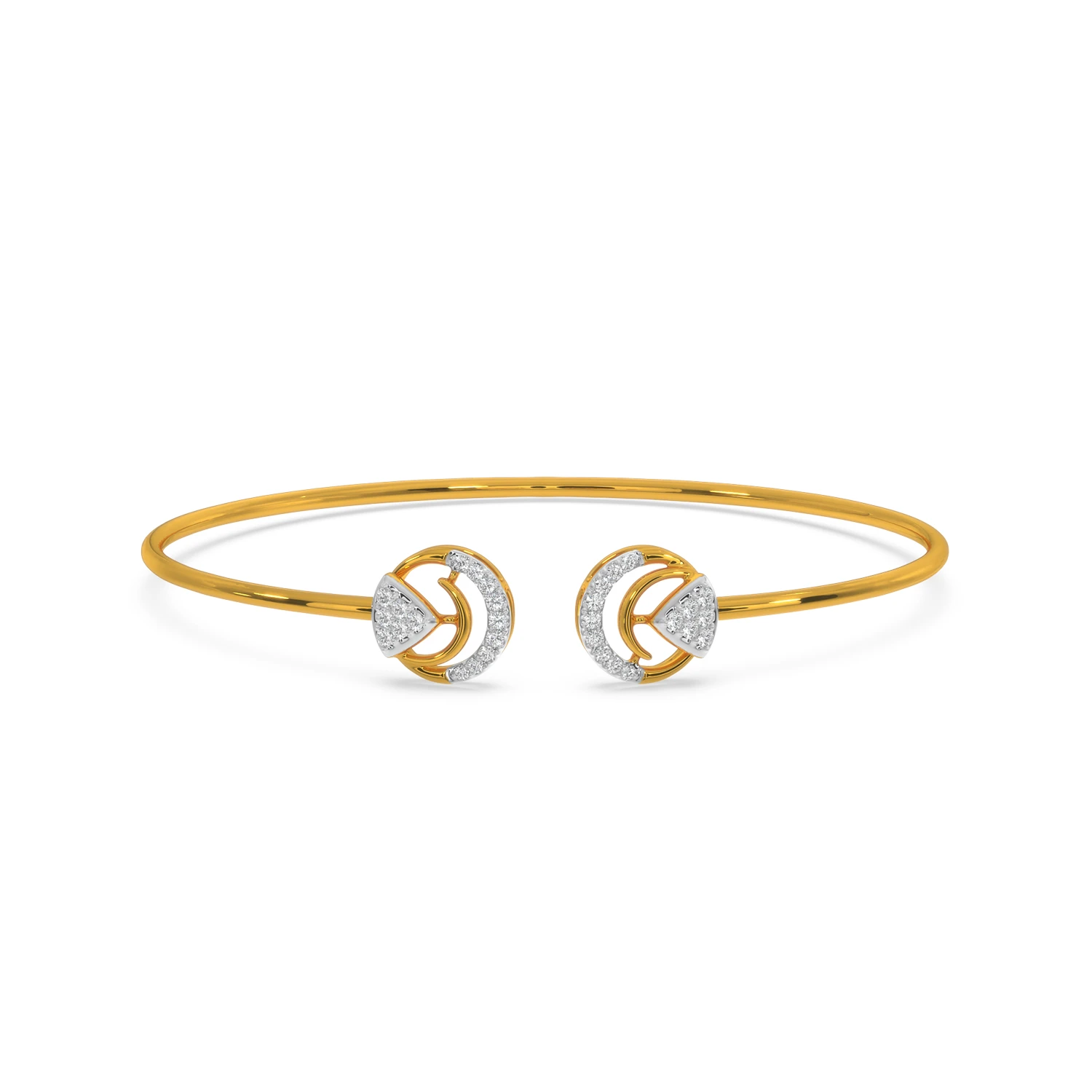 Jazmin Flexible Diamond Bangle - Image 2