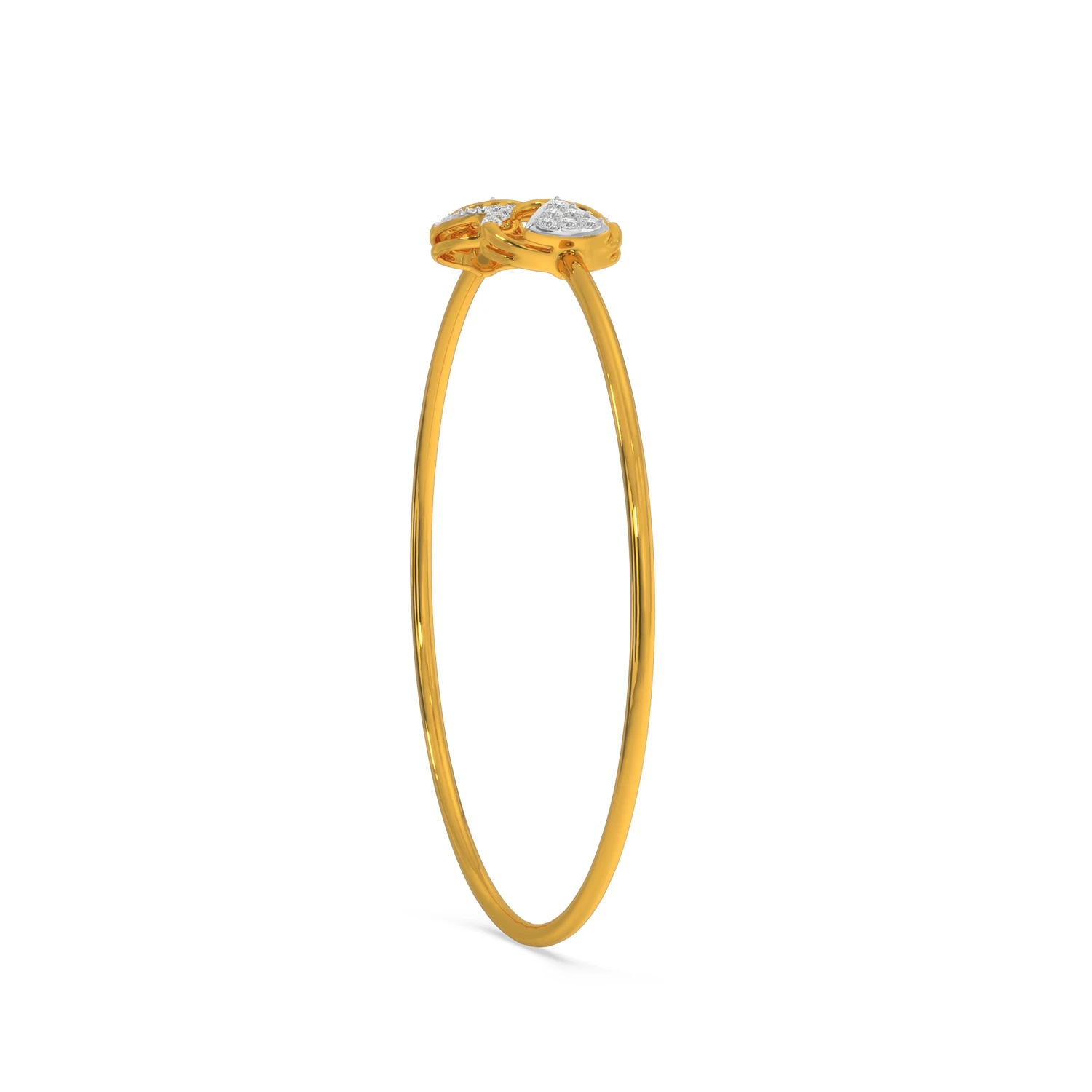 Jazmin Flexible Diamond Bangle - Image 4